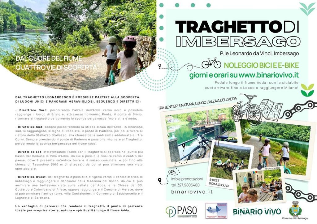 Proloco Imbersago - Noleggio bici e bike per percorsi naturalistici